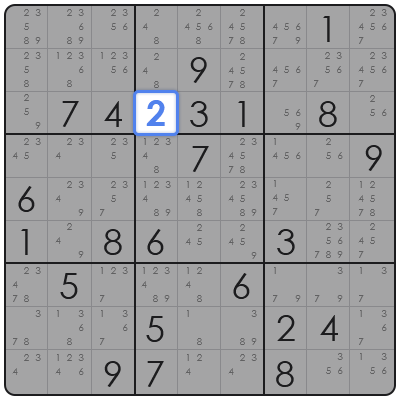 sudoku auto candidate mode
